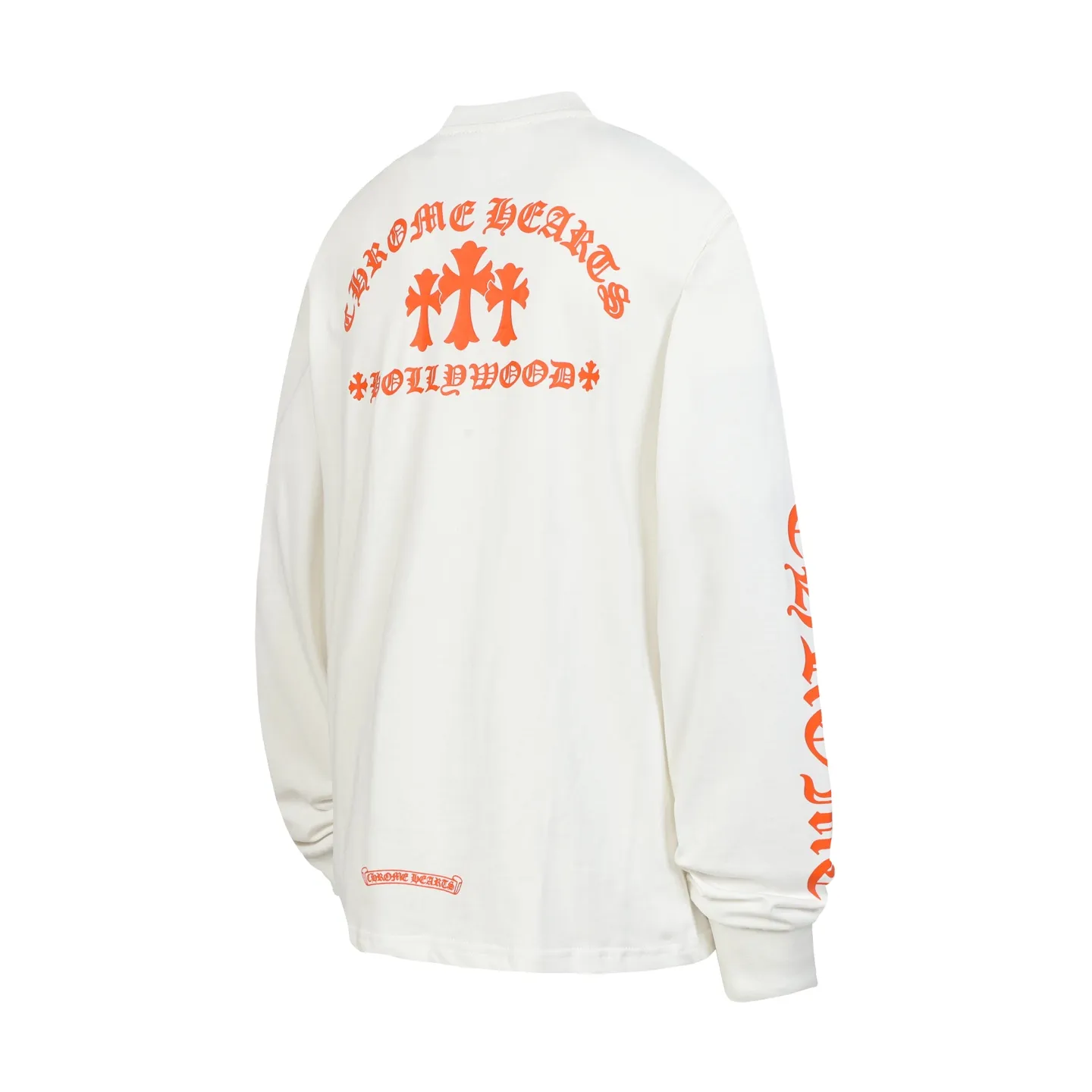 P160 Cross-border quantity model. Those who pursue quality, please do not place an order. -Chrome Hearts/Chrome Hearts Sanskrit Sanskrit Cross✝️Print popular long-sleeved T-shirt -High weight, high density and high quality. The wool is soft, delicate and skin-friendly. It feels soft and silky. It has excellent warmth and skin-friendly properties.